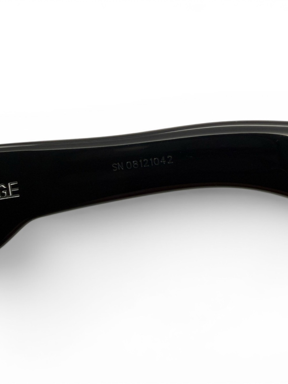 Jacquemus Black Square Acetate Sunglasses with Silver Detailing - Picture 9 of 9